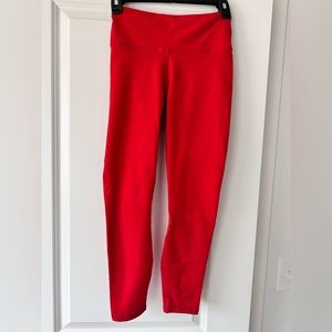 Red fabletics leggings
